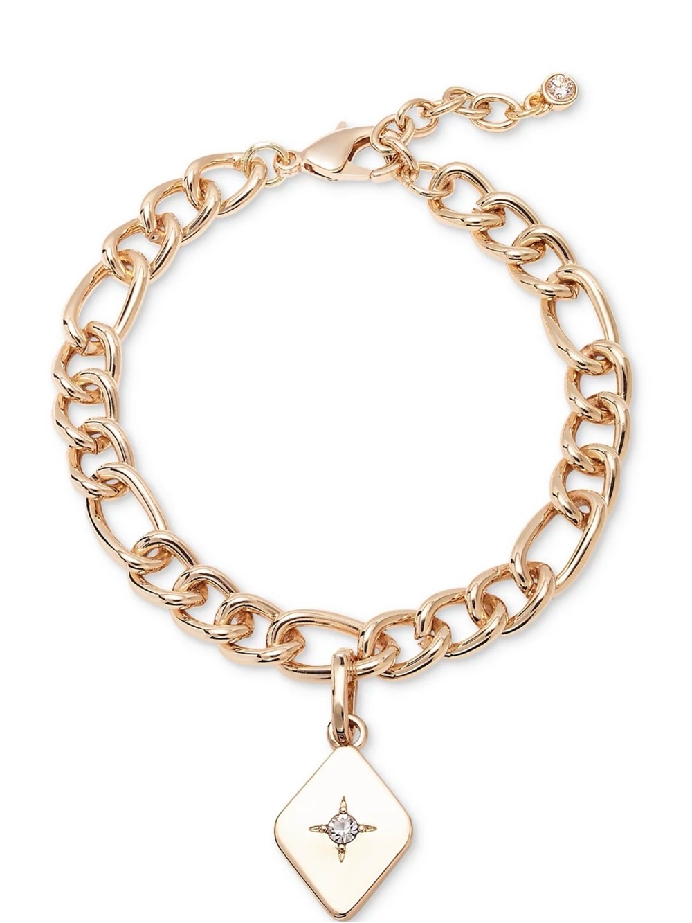 On 34th Gold Mix & Match Charm Bracelet